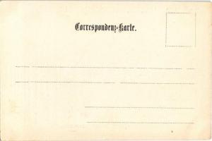 1898 (Vorläufer) Erzsébet királynő (Sissi) gyászlapja. Carl Pietzner, Alex J. Klein / Obituary postc...