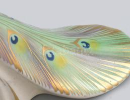 Drasche páva kézzel festett, jelzett, hibátlan m: 10 cm