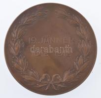 Ausztria 1912. "Ernst Ludwig születésének 70. évfordulójára" kétoldalas bronz emlékérem. E...