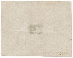 Eger 1849. 1kr kézi aláírással, "15737" sorszámmal T:F hátoldalán ragasztószalag nyom, de ...