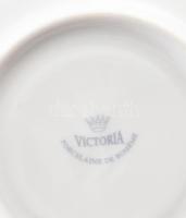 Bohemia Victoria szecessziós mintás kávés készlet, teljes, hibátlan, jelzéssel