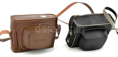 2 db Lomo Smena 8M fényképezőgép, 35 mm filmformátum, Lomo T-43 4/40 objektívvel, eredeti tokjában m...