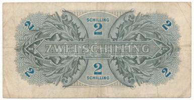 Ausztria / Szövetséges megszállás 1944. 2Sch fekete felülbélyegzéssel T:F
Austria / Allied Occupati...