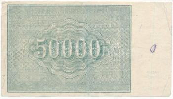 Orosz Szocialista Szövetségi Szovjet Köztársaság 1921. 50.000R T:F középen kis anyaghiány, tollvonás...