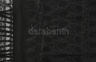 Baranyai gyászkendő, cca 70x80 cm