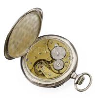 Omega ezüst (Ag) zsebóra jelzett tokkal és szerkezettel, hibátlan számlappal. Működik, d: 45 mm