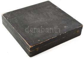 Berndorf Art Krupp alpakka evőeszköz készlet, sérült dobozában, 1 kés és villa hiánnyal, jelzéssel