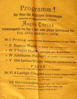 1897 soproni Czullik Ágost (1847-?), az oroszvári kertészet alapítójának és tulajdonosának, a Liecht...