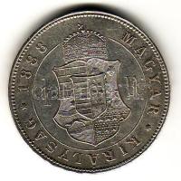 1888K.B. 1Ft ezüst T:2+