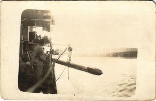 Osztrák-magyar hadihajó torpedója / K.u.K. Kriegsmarine / Austro-Hungarian Navy battleship's torpedo. photo (EK)