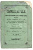 Révész Bálint: Confirmatióra, s Ur asztalához először járulhatásra készitő rövid vallásos oktatás. 1858, Tegledi K. Lajos tulajdona. Kiadói papírkötésben, sérüléssel.