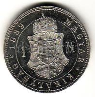 1889K.B. 1Ft ezüst T:2+