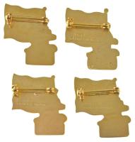 Amerikai Egyesült Államok 1984. "Résztvevő országok - Los Angeles" műgyantás fém olimpiai ...