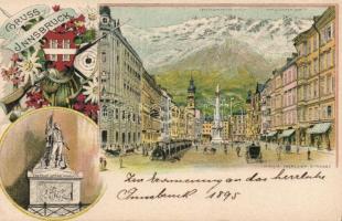 Innsbruck Maria Theresia Strasse Litho