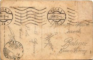 Osztrák-magyar matrózok torpedó gyakorlat közben / K.u.K. Kriegsmarine Torpedolancierübungen / WWI A...