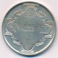 Fritz Mihály (1947-) 1982. "Zirc" kétoldalas, jelzett Ag emlékérem (35,74g/0.835/42,5mm) T...