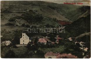 1910 Szklenófürdő, Sklené Teplice; Groszmann Sándor kiadása (ázott / wet damage)