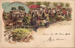 Nice Flower-march Litho