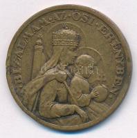 1930. "II. Ottó Magyarország örökös királya / Bizalmam az ősi erényben" kétoldalas bronz e...