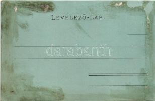 Pozsony, Pressburg, Bratislava; este télen / night in winter (Rb)