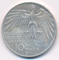 Német Szövetségi Köztársaság 1972D 10M Ag "Müncheni Olimpia" T:AU
Federal Republic German...