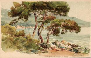 Cap Martin s: E. Lessiev Litho