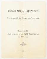 1906 Osztrák-magyar segélyegylet Berlinben éves jelentés és zárszámadás 15p.