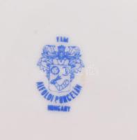 Alföldi autó mintás gyermek reggeliző szett, 2 db tál, jelzéssel, kis kopással, d: 19,5 cm