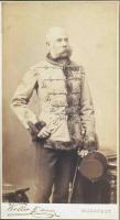 cca 1890-1900 I. Ferenc József (1830-1916) osztrák császár, magyar és cseh király portréfotója, Koll...