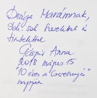 Gáspár Anna 3 db DEDIKÁLT könyve: Farkasréti kirakós. Szubjektív tájtörténet; Tárlatvezetés; Naspoly...
