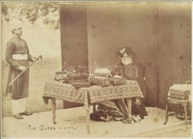 cca 1893 "The Queen at Work", Victoria (1819-1901) Nagy-Britannia és Írország Egyesült Kir...
