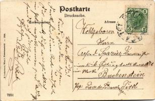 Pola, Fisella, SMS SPALATO osztrák-magyar Zara-osztályú torpedóhajója (őrhajója) a kikötőben / K.u.K...