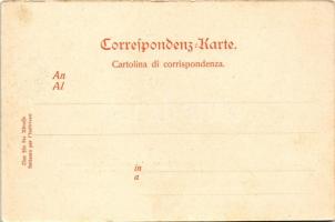 Pola, SMS SPALATO osztrák-magyar Zara-osztályú torpedóhajója (őrhajója) a kikötőben és SMS ADRIA és ...