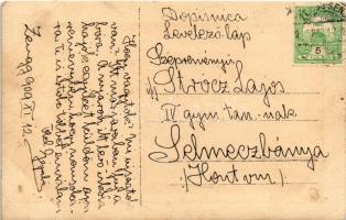 1909 Zengg, SMS ZARA Osztrák-Magyar Monarchia Zara-osztályú torpedóhajó (őrhajó) a kikötőben / K.u.K...