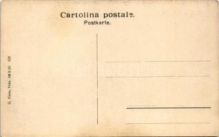 SMS SEBENICO osztrák-magyar Zara-osztályú torpedóhajója (őrhajója) a kikötőben / K.u.K. Kriegsmarine...