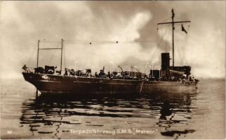 SMS METEOR az Osztrák-Magyar Monarchia Meteor-osztályú torpedóhajója / K.u.K. Kriegsmarine Torpedofahrzeug / Austro-Hungarian Navy torpedo gunboat. R. Marincovich Pola