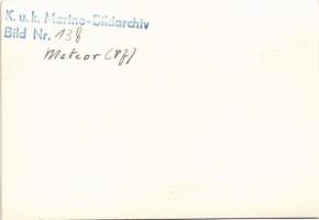 SMS METEOR az Osztrák-Magyar Monarchia Meteor-osztályú torpedóhajója / K.u.K. Kriegsmarine Torpedofa...