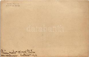 1916 Kotor, Cattaro; SMS BLITZ Osztrák-Magyar Monarchia Komet-osztályú torpedóhajója (őrhajója) fedé...