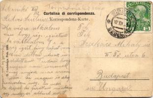 1909 SMS KOMET osztrák-magyar haditengerészet Komet-osztályú torpedóhajója (őrhajója) / K.u.K. Krieg...