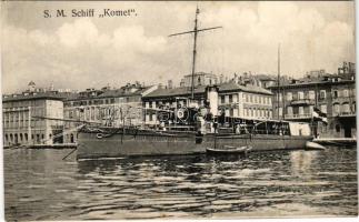 SMS KOMET osztrák-magyar haditengerészet Komet-osztályú torpedóhajója (őrhajója) / K.u.K. Kriegsmarine Torpedoboot / Austro-Hungarian Navy SMS Komet torpedo gunboat (fl)