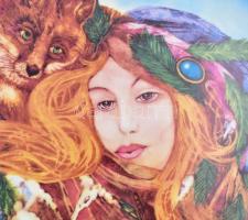 Hollóházi Vivaldi falitál. Faragó Miklós (1947- ) által tervezett porcelán falitál, Vivaldi: A négy ...