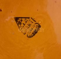 Gránit '30 éves a honi légvédelem' falitál, mázas fajansz, jelzéssel, hibátlan, d: 29 cm