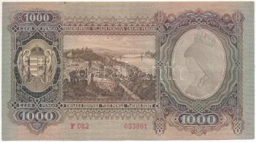 1943. 1000P T:F szép papír Adamo P21