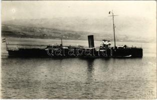 SMS Satellit Satellit-osztályú torpedóhajó (őrhajó) / K.u.K. Kriegsmarine Torpedoboot / Austro-Hungarian Navy torpedo boat. Brun. Dvorak photo (non PC) (Rb)