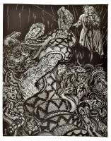 Dante Alighieri: La Divina Commedia. Kolozsvár, 1976, Dacia. Gy. Szabó Béla 20 db fametszetével illu...