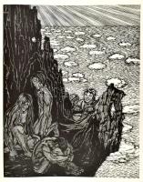 Dante Alighieri: La Divina Commedia. Kolozsvár, 1976, Dacia. Gy. Szabó Béla 20 db fametszetével illu...