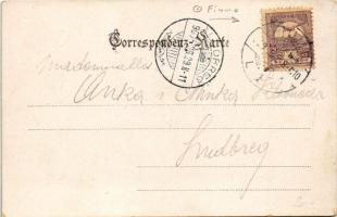 1900 SMS SATELLIT Satellit-osztályú torpedóhajó (őrhajó). F. Schöler Wien / K.u.K. Kriegsmarine Torp...