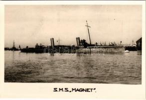 SMS MAGNET Osztrák-Magyar Monarchia Magnet-osztályú torpedóhajója (őrhajója) / K.u.K. Kriegsmarine Torpedoboot / Austro-Hungarian Navy torpedo gunboat - modern photo of K.u.K. Marine-Bildarchiv Bild Nr. 148.