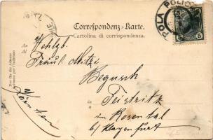 1905 SMS MAGNET Osztrák-Magyar Monarchia Magnet-osztályú torpedóhajója (őrhajója) / K.u.K. Kriegsmar...