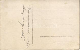 1916 Sérült SMS MAGNET Osztrák-Magyar Monarchia Magnet-osztályú torpedóhajó (őrhajója) a szárazdokkb...